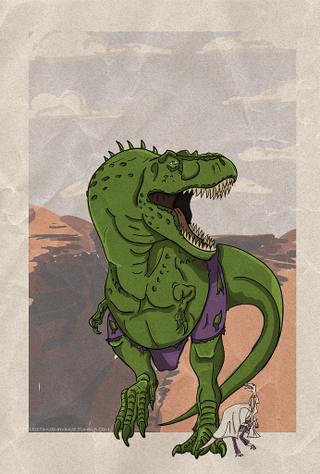 Illustration for article titled Avengersaurs Assemble!